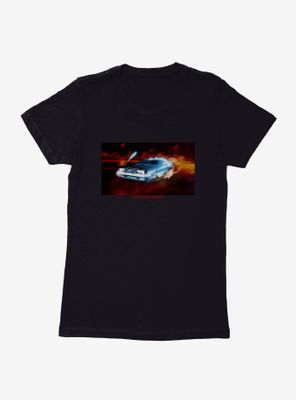 Back To The Future DeLorean Time Machine Womens T-Shirt