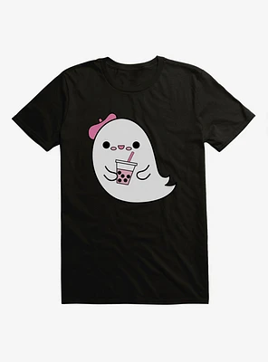Boba Ghost Drinking T-Shirt