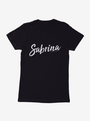 Archie Comics Sabrina The Teenage Witch Classic Logo Script Womens T-Shirt