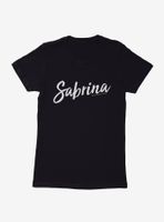 Archie Comics Sabrina The Teenage Witch Classic Logo Script Womens T-Shirt