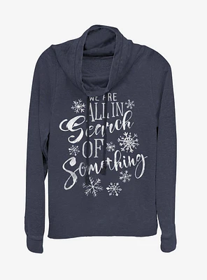 Disney Frozen 2 Search Of Something Cowl Neck Long-Sleeve Girls Top