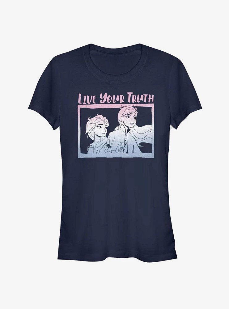 Disney Frozen 2 Live Your Trugh Girls T-Shirt