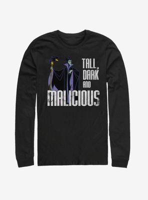 Disney Sleeping Beauty Maleficent Tall Dark And Malicious Long-Sleeve T-Shirt