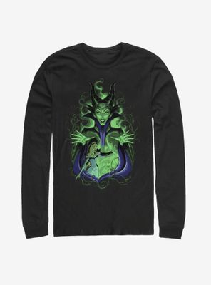 Disney Sleeping Beauty Maleficent Touch The Spindle Long-Sleeve T-Shirt