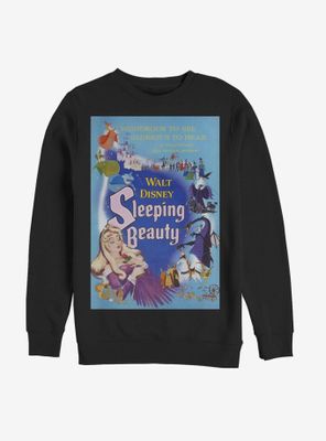 Disney Sleeping Beauty Classic Movie Poster Sweatshirt