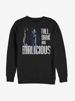 Disney Sleeping Beauty Maleficent Tall Dark And Malicious Sweatshirt
