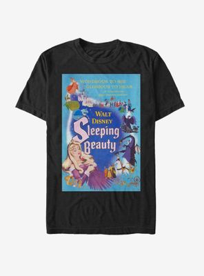 Disney Sleeping Beauty Classic Movie Poster T-Shirt