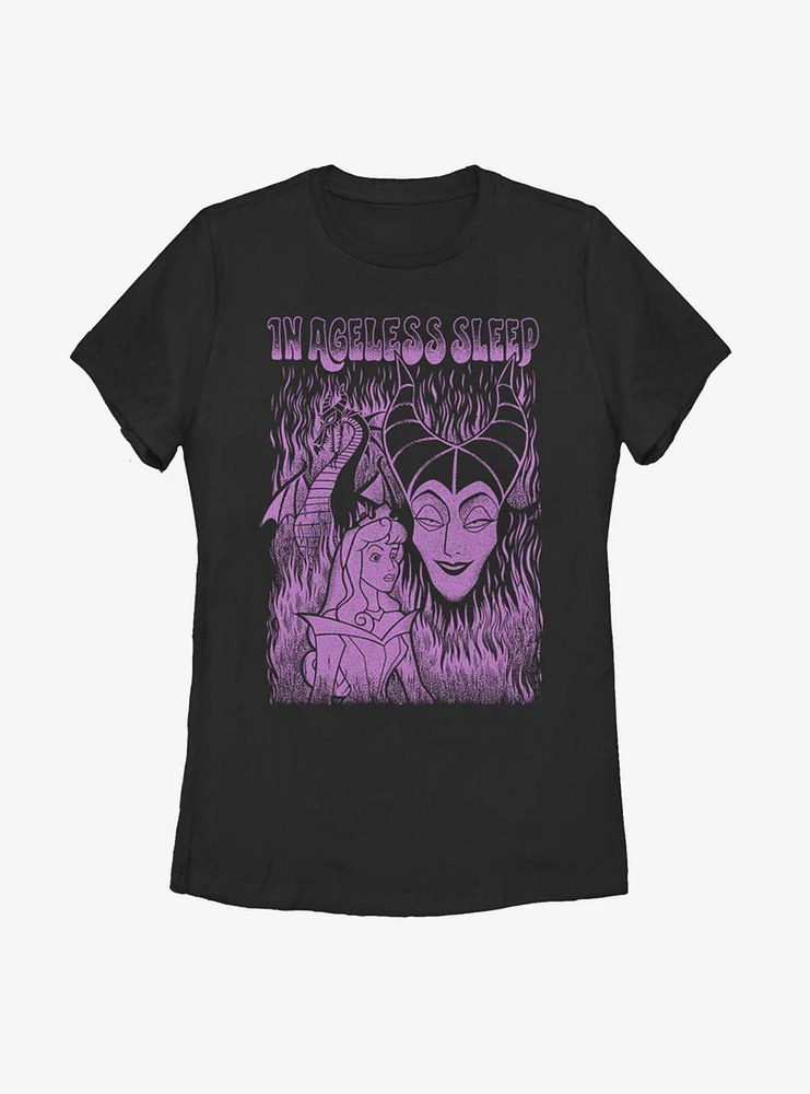 Disney Sleeping Beauty Maleficent Ageless Sleep Womens T-Shirt