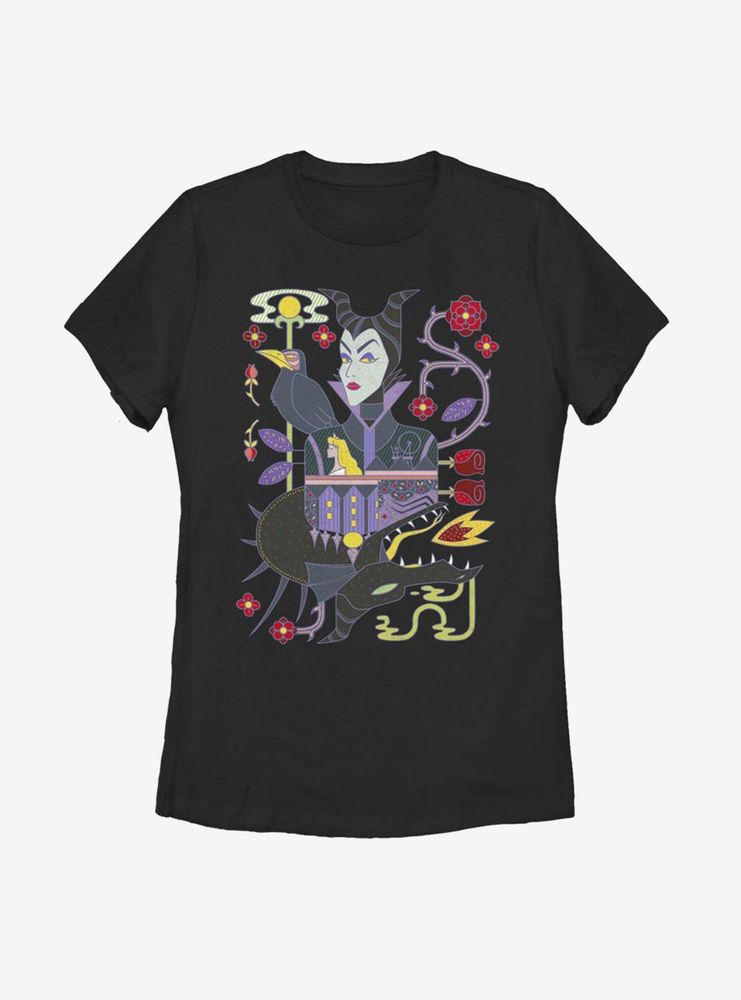 Disney Sleeping Beauty Maleficent Sides Of Evil Womens T-Shirt