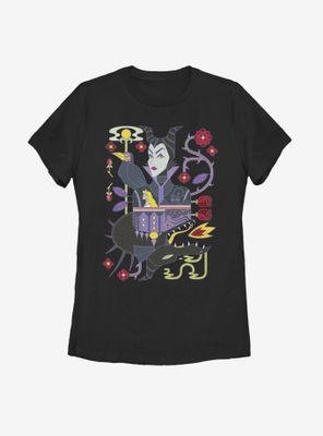 Disney Sleeping Beauty Maleficent Sides Of Evil Womens T-Shirt