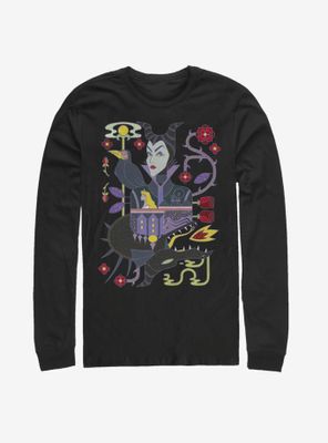 Disney Sleeping Beauty Maleficent Sides Of Evil Long-Sleeve T-Shirt