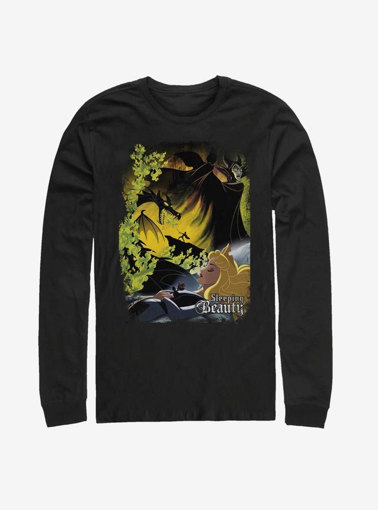 Disney Sleeping Beauty Theatrical Poster Long-Sleeve T-Shirt