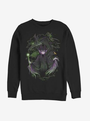 Disney Sleeping Beauty Maleficent Anime Style Sweatshirt