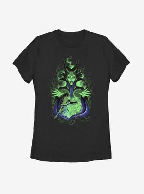 Disney Sleeping Beauty Maleficent Touch The Spindle Womens T-Shirt