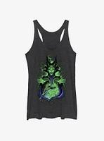 Disney Sleeping Beauty Maleficent Touch The Spindle Womens Tank Top