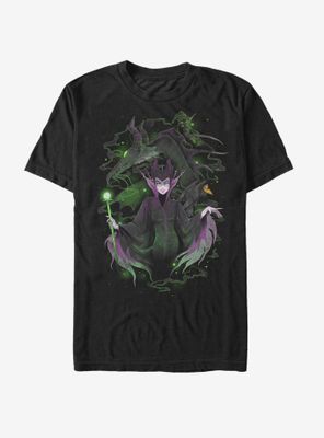 Disney Sleeping Beauty Maleficent Anime Style T-Shirt