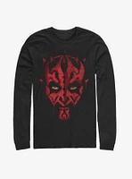Star Wars Darth Maul Paint Long-Sleeve T-Shirt