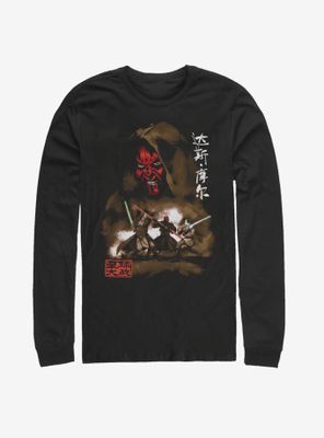 Star Wars Darth Maul Battle Long-Sleeve T-Shirt