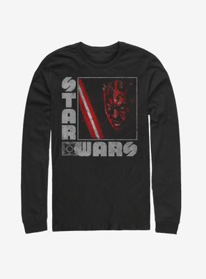 Star Wars Darth Maul Light Saber Long-Sleeve T-Shirt