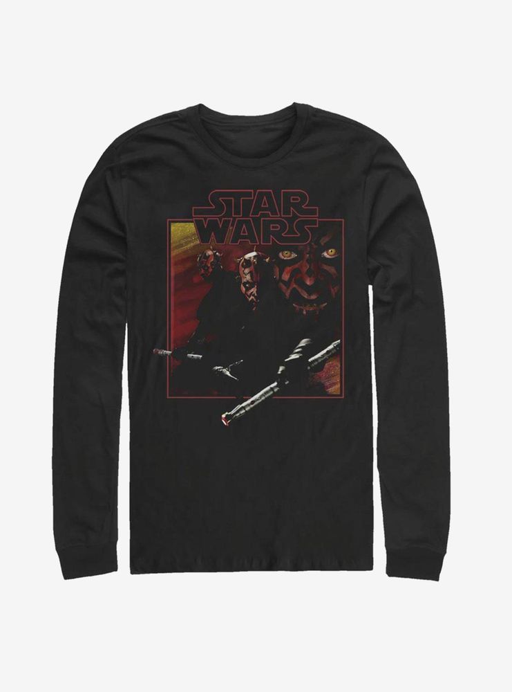 Star Wars Vintage Darth Maul Long-Sleeve T-Shirt