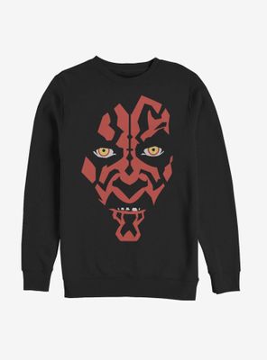 Star Wars Darth Maul Face Sweatshirt