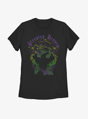 Disney Sleeping Beauty Maleficent Dragon Form Womens T-Shirt