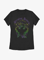 Disney Sleeping Beauty Maleficent Dragon Form Womens T-Shirt