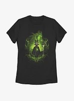 Disney Sleeping Beauty Maleficent Forest Of Thorns Womens T-Shirt