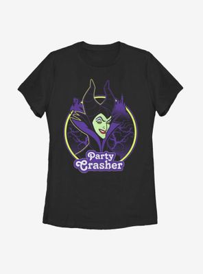 Disney Sleeping Beauty Maleficent Party Crasher Womens T-Shirt