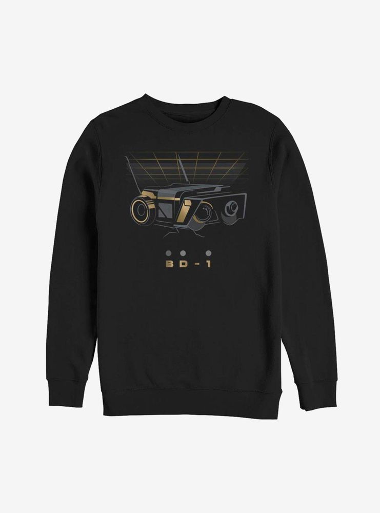 Star Wars Jedi Fallen Order BD-1 Gold Sweatshirt