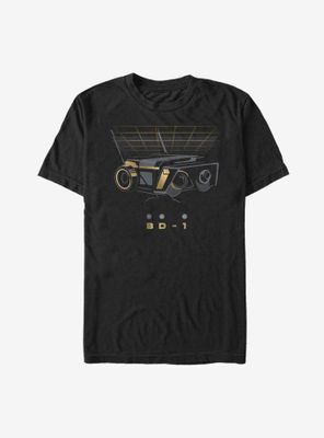 Star Wars Jedi Fallen Order BD-1 Gold T-Shirt