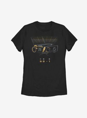 Star Wars Jedi Fallen Order BD-1 Gold Womens T-Shirt