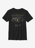 Star Wars Jedi Fallen Order BD-1 Gold Youth T-Shirt