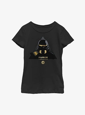 Star Wars Jedi Fallen Order Purge Trooper Gold Youth Girls T-Shirt