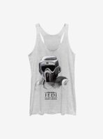 Star Wars Jedi Fallen Order Scout Trooper Mask Womens Tank Top