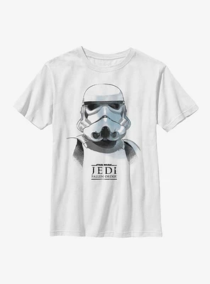 Star Wars Jedi Fallen Order Trooper Mask Youth T-Shirt