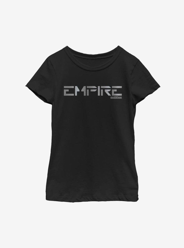 Star Wars Jedi Fallen Order Empire Script Youth Girls T-Shirt