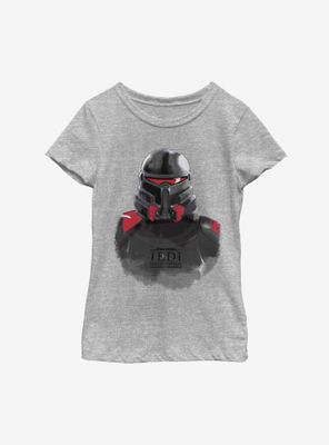 Star Wars Jedi Fallen Order Purge Trooper Mask Youth Girls T-Shirt