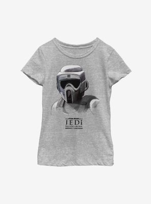 Star Wars Jedi Fallen Order Scout Trooper Mask Youth Girls T-Shirt