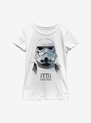 Star Wars Jedi Fallen Order Trooper Mask Youth Girls T-Shirt