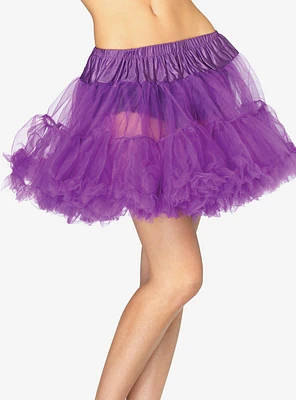 Purple Layered Tulle Petticoat