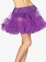 Purple Layered Tulle Petticoat
