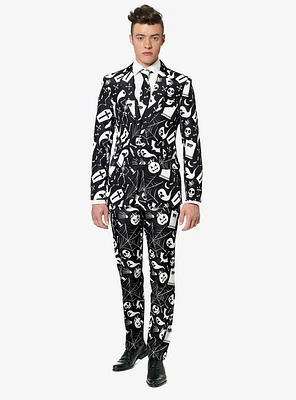 Suitmeister Men's Halloween Black Icons Suit