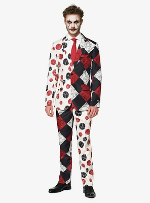 Suitmeister Men's Halloween Red Clown Suit
