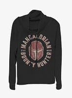 Star Wars The Mandalorian Lone Wolf Cowl Neck Long-Sleeve Girls Top