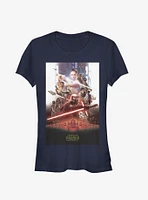 Star Wars Episode IX The Rise Of Skywalker Last Poster Girls T-Shirt