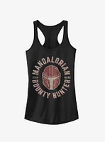 Star Wars The Mandalorian Lone Wolf Girls Tank Top