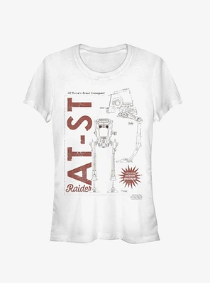 Star Wars The Mandalorian AT-ST Raider Girls T-Shirt