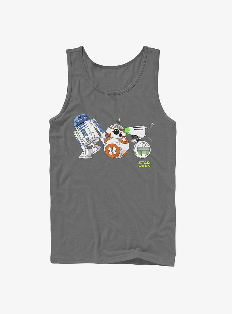 Star Wars Episode IX The Rise Of Skywalker Cartoon Droid Lineup Tank