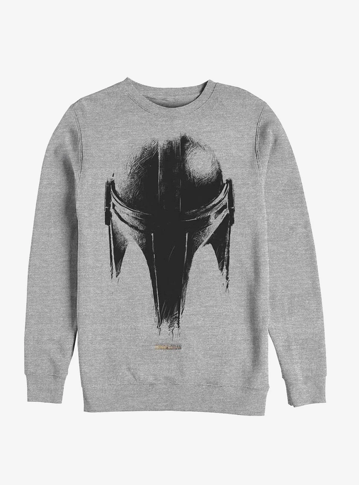 Star Wars The Mandalorian Sketch Helm Sweatshirt